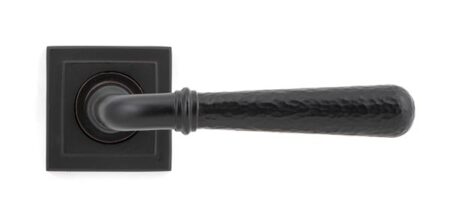 From the Anvil Aged Bronze Hammered Newbury Lever on Rose Set (Square) - Image 3