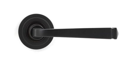 From the Anvil Aged Bronze Avon Round Lever on Rose Set (Art Deco) - Image 3