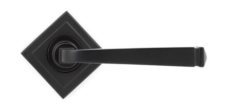 From the Anvil Aged Bronze Avon Round Lever on Rose Set (Square) - Image 3