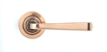 From the Anvil Polished Bronze Avon Round Lever on Rose Set (Plain) - Image 3