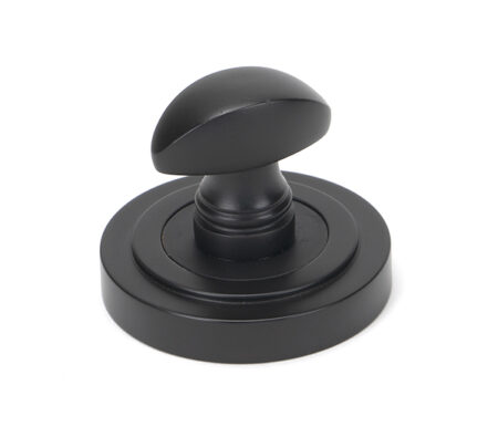 From the Anvil Aged Bronze Round Thumbturn Set (Art Deco) - Image 3