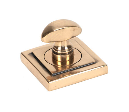 From the Anvil Polished Bronze Round Thumbturn Set (Square) - Image 3