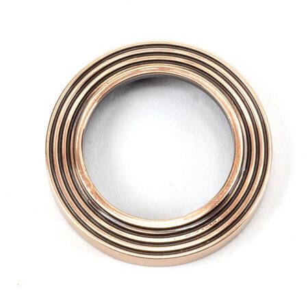 From the Anvil Polished Bronze Round Escutcheon (Beehive) - Image 3