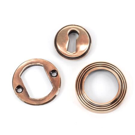 From the Anvil Polished Bronze Round Escutcheon (Beehive) - Image 4