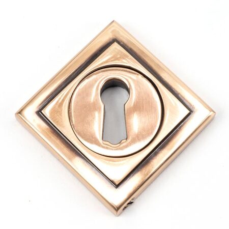 From the Anvil Polished Bronze Round Escutcheon (Square) - Image 3