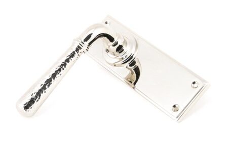 Polished Nickel Hammered Newbury Lever Latch Set | 46218 - Image 3