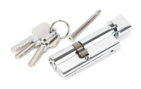 Polished Chrome 35/45T 5pin Euro Cylinder/Thumbturn | 46264 - Image 3