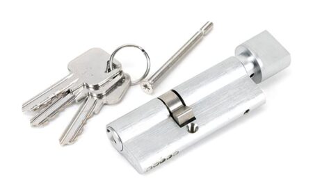 Satin Chrome 35/45T 5pin Euro Cylinder/Thumbturn | 46265 - Image 3