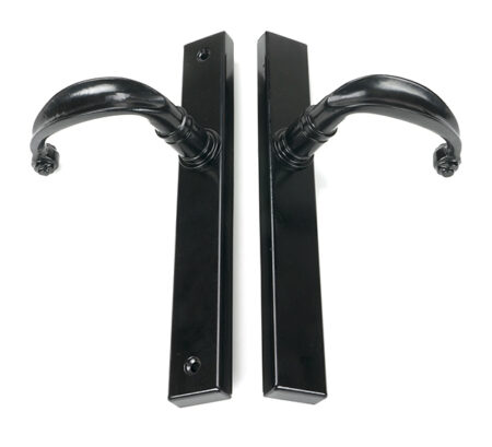 Black Cottage Slimline Lever Espag. Latch Set | 46400 - Image 3