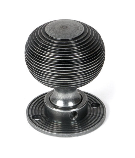 Pewter Heavy Beehive Mortice/Rim Knob Set | 46403 - Image 3