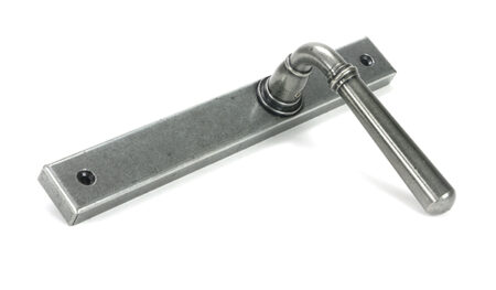 Pewter Newbury Slimline Lever Espag. Latch Set | 46412 - Image 4
