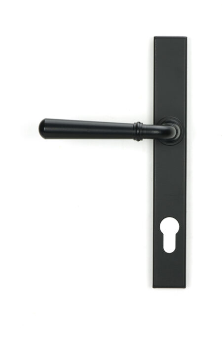 Matt Black Newbury Slimline Lever Espag. Lock Set | 46413 - Image 3