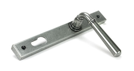 Pewter Newbury Slimline Lever Espag. Lock Set | 46414 - Image 4