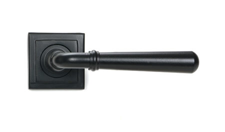 Matt Black Newbury Lever on Rose Set (Square) | 46462 - Image 3