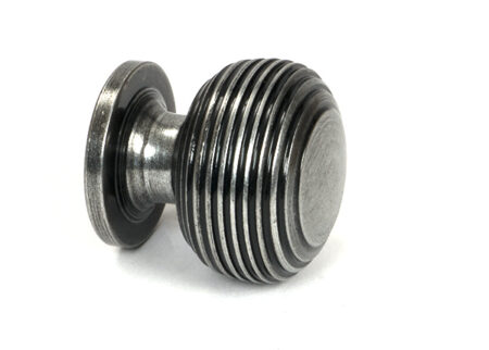 From the Anvil Pewter Beehive Cabinet Knob 30mm - Pewter Patina - Image 4