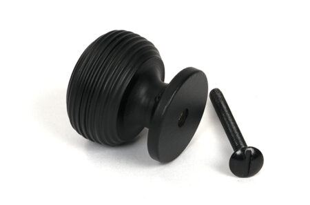 From the Anvil Matt Black Beehive Cabinet Knob 30mm - Image 3