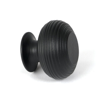 From the Anvil Matt Black Beehive Cabinet Knob 40mm - Image 3