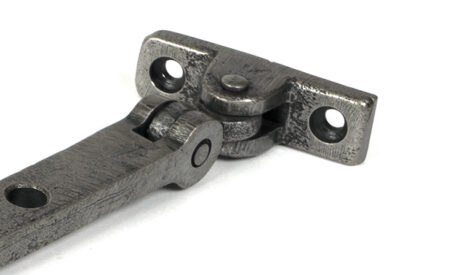 From the Anvil Pewter 12" Hammered Newbury Stay - Pewter Patina - Image 4