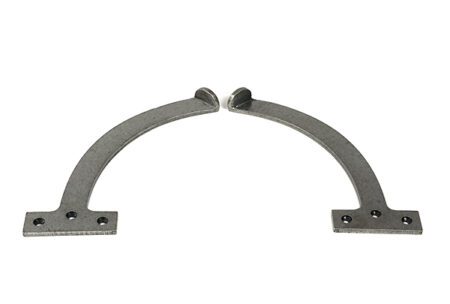 From the Anvil Pewter 8.5" Quadrant Stay (Pair) - Pewter Patina - Image 3
