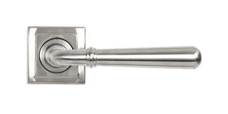 From the Anvil Satin Marine SS (316) Newbury Lever on Rose Set (Square) - Unsprung - Image 3