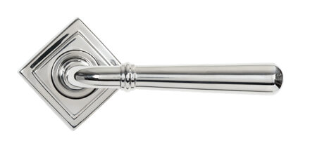 Polished Marine SS (316) Newbury Lever on Rose Set (Square) - Unsprung | 46543 - Image 4