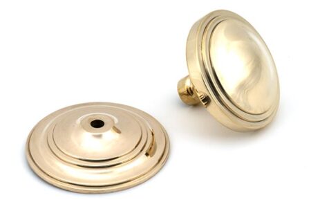 Polished Brass Art Deco Centre Door Knob | 46553 - Image 3