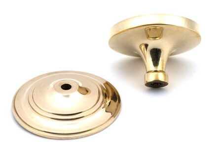 Polished Brass Art Deco Centre Door Knob | 46553 - Image 4