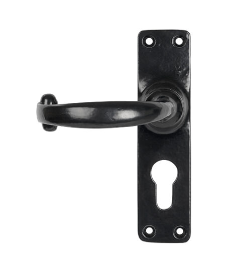 Black MF Lever Euro Lock Set | 46576 - Image 3
