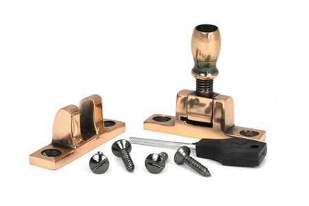 Polished Bronze Mushroom Brighton Fastener - Narrow (Square) | 46586 - Image 4