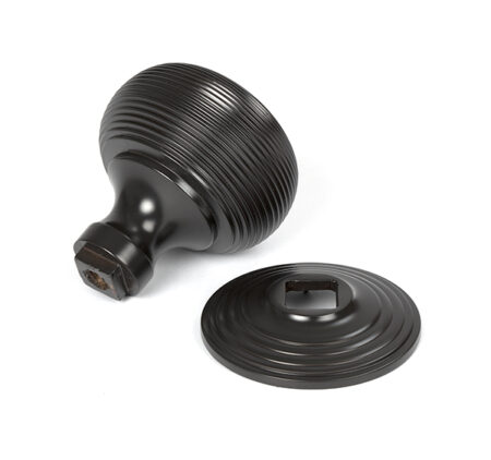 Aged Bronze Beehive Centre Door Knob | 46657 - Image 4