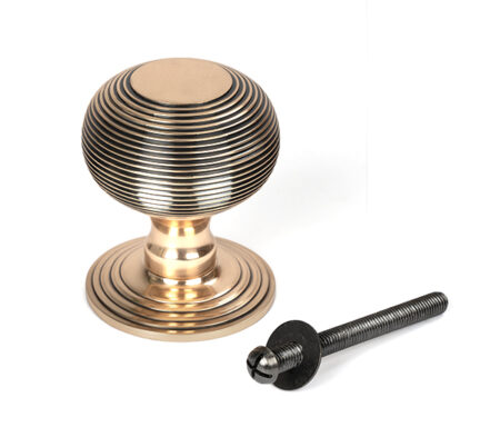 Polished Bronze Beehive Centre Door Knob | 46658 - Image 3