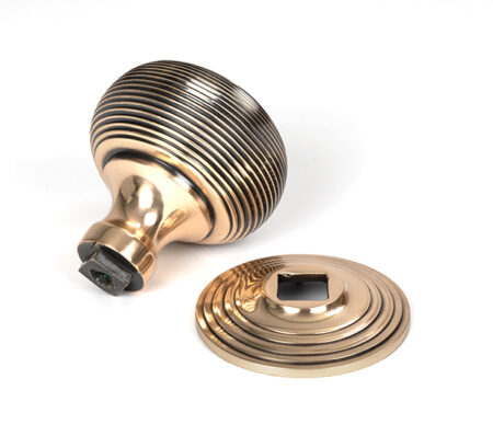 Polished Bronze Beehive Centre Door Knob | 46658 - Image 4