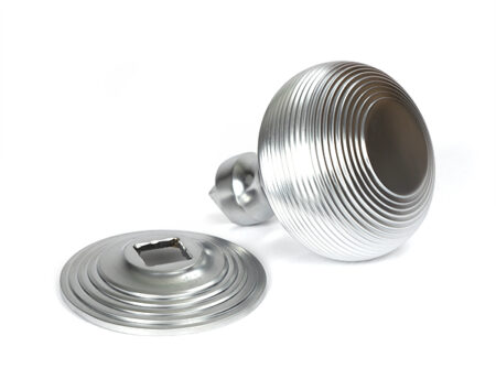 Satin Chrome Beehive Centre Door Knob | 46659 - Image 3