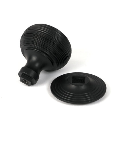 Matt Black Beehive Centre Door Knob | 46660 - Image 4
