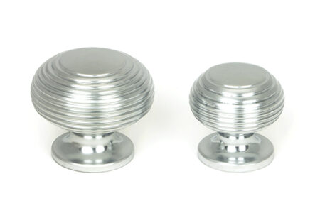 Satin Chrome Beehive Cabinet Knob 30mm | 46663 - Image 4