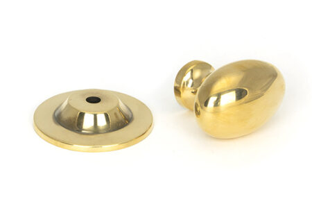 From the Anvil Aged Brass Oval Cabinet Knob 40mm - Image 3