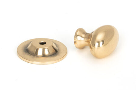 From the Anvil Polished Bronze Oval Cabinet Knob 33mm - Image 3