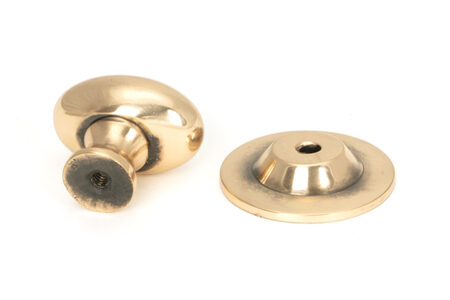 From the Anvil Polished Bronze Oval Cabinet Knob 33mm - Image 4