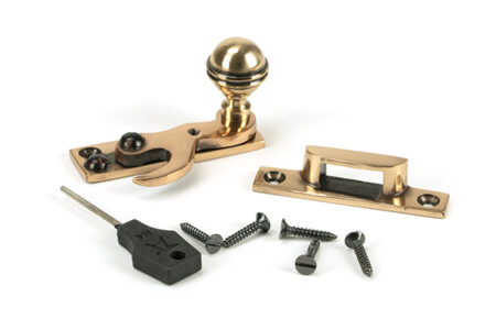 From the Anvil Polished Bronze Prestbury Sash Hook Fastener - Image 3