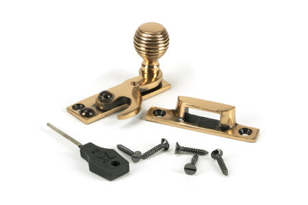 From the Anvil Polished Bronze Beehive Sash Hook Fastener - Image 3