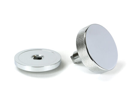 From the Anvil Polished Chrome Brompton Centre Door Knob (Plain) - Image 4