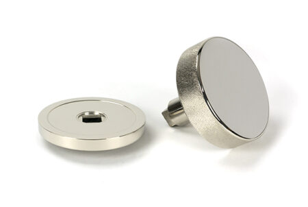 From the Anvil Polished Nickel Brompton Centre Door Knob (Plain) - Image 4
