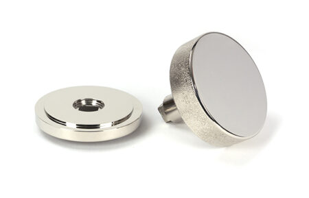 From the Anvil Polished Nickel Brompton Centre Door Knob (Art Deco) - Image 4