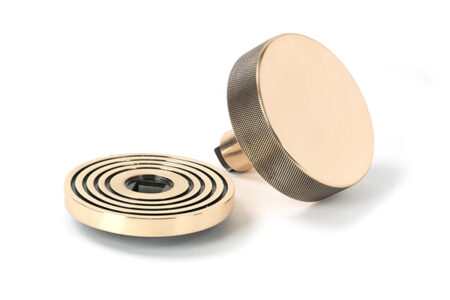 From the Anvil Polished Bronze Brompton Centre Door Knob (Beehive) - Image 4