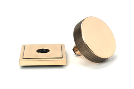 From the Anvil Polished Bronze Brompton Centre Door Knob (Square) - Image 4