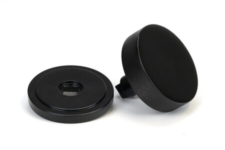 From the Anvil Black Brompton Centre Door Knob (Art Deco) - Image 4