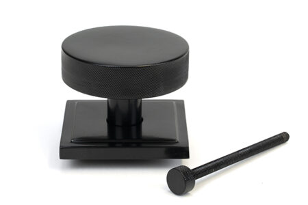 From the Anvil Black Brompton Centre Door Knob (Square) - Image 3