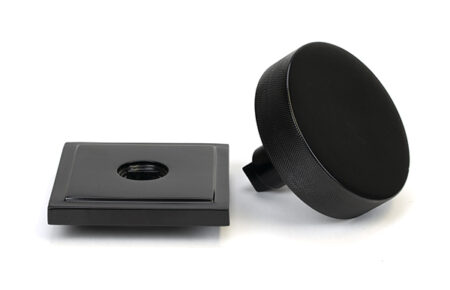 From the Anvil Black Brompton Centre Door Knob (Square) - Image 4