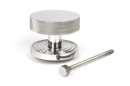 From the Anvil Polished Marine SS (316) Brompton Centre Door Knob (Beehive) - Image 3