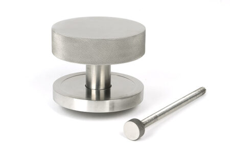 From the Anvil Satin Marine SS (316) Brompton Centre Door Knob (Plain) - Image 3